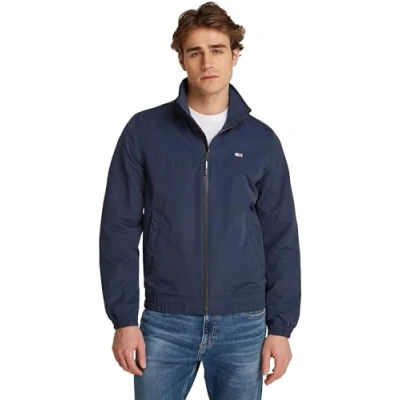 Image of Tommy Jeans Essential Casual Light jacket, Men&#039;s, Size: 36/38, Dark night navy