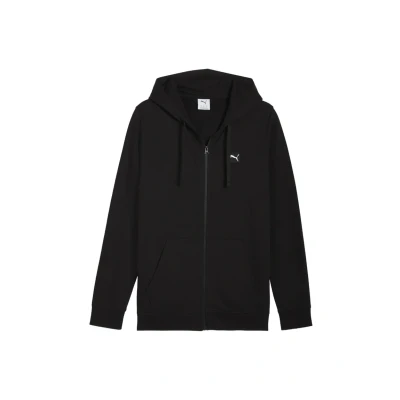 Image of Puma Essentials Elevated Hoodie Zipup sweatshirt, Men&#039;s, Size: XL, Black
