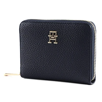 Image of Tommy Hilfiger Emblem Wallet, Women&#039;s, Size: One Size, Space blue