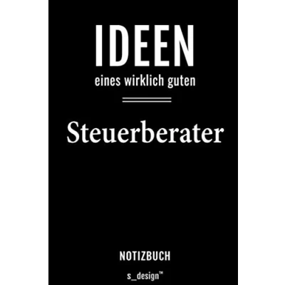 Image of Notizbuch für Steuerberater: Originelle Geschenk Idee [120 Seiten gepunktet Punkte Raster blanko Papier]