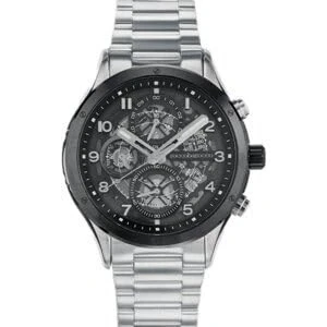 Image of Roccobarocco Chronograph watch, Men&#039;s, Size: One Size, Silver black
