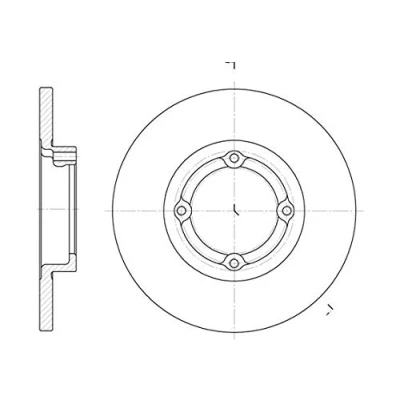 Image of Brake Disc REMSA 6606.00