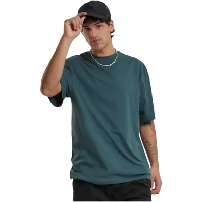 Image of Urban Classics TALL Basic Tshirt, Men&#039;s, Size: 6XL, Bottlegreen