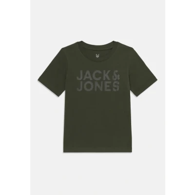 Image of Jack &amp; Jones Junior Jjecorp LOGO TEE O NECK Print Tshirt for kids, Size: 3y, Evergreen