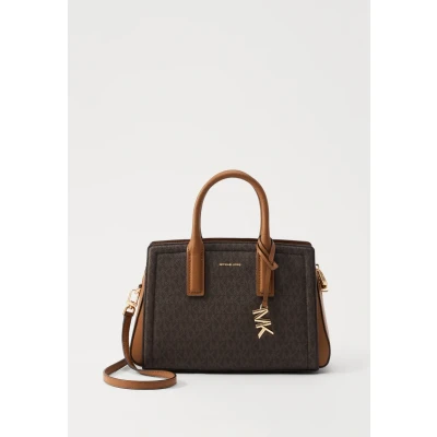 Image of Michael Kors Laila Satchel Handbag, Women&#039;s, Size: One Size, Brown