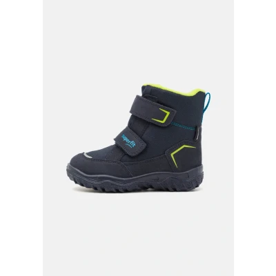 Image of Superfit Husky Winter boots for kids, Size: 9.5K, Blau/hellgrün Imitation leather/ textile