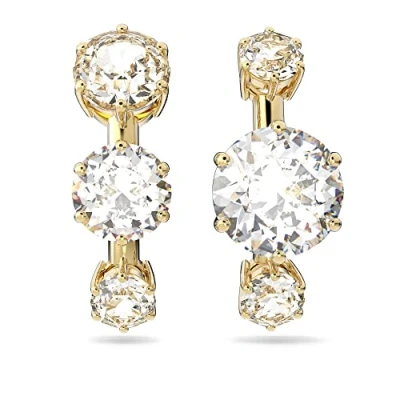 Image of Swarovski Hyperbola Earrings, Women&#039;s, Size: One Size, White