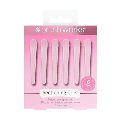 Image of brushworks Sectioning Clips (Pack of 6)