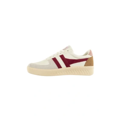 Image of Gola Grandslam Trident, Women&#039;s Fashion Sneakers, White/Cerise/Chalk Pink, 37 EU, White Cerise Chalk EU