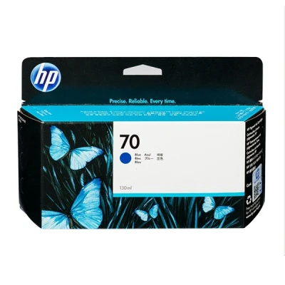 Image of HP Original No.70 Blue Ink Cart 130ml