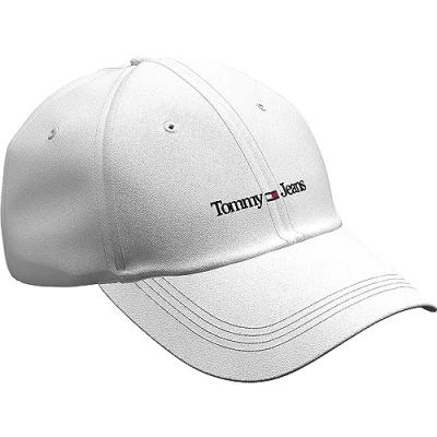 Image of Tommy Jeans Unisex Cap, Size: One Size, White