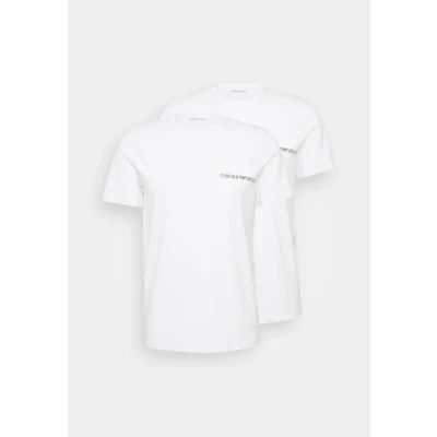Image of EMPORIO ARMANI Men&#039;s T Shirt (Pack of 2), White/White, S