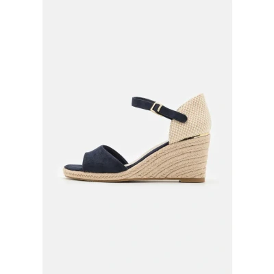Image of Tamaris Women&#039;s Damen 1 28387 42 Sandal, Navy, 5.5 UK
