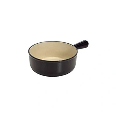 Image of Le Creuset Fondue Pot Tradition Matte Black ø 18 cm / 1.4 L