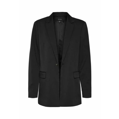 Image of Vero Moda Vmnila LS NOOS Blazer, Women&#039;s, Size: 12, Black