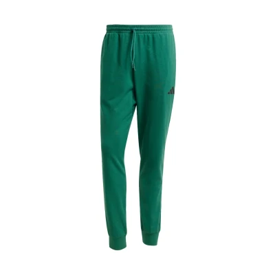 Image of adidas Sportswear Essentials FEEL COZY Tracksuit bottoms Collegiate green black, Men&#039;s, Size: XS, black
