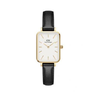 Image of Daniel Wellington Quadro Pressed Sheffield Watch, Size: One Size, Gold coloured