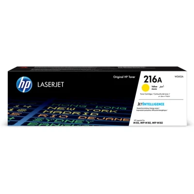 Image of HP 216A (W2412A) Yellow Original Toner Cartridge for Color LaserJet Pro M183 / M182