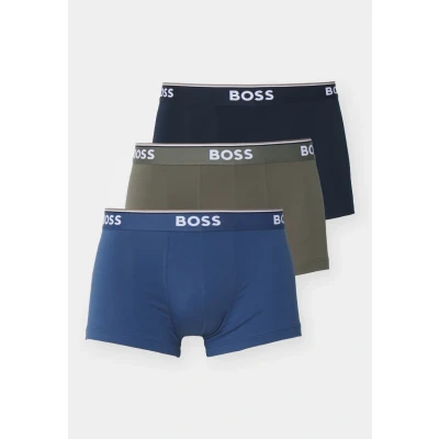 Image of BOSS Trunk Power 3 PACK Pants, Men&#039;s, Size: XXL, Black/dark blue/grey