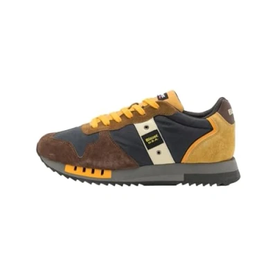 Image of Blauer Sneakers Queens U24BU07 F3QUEENS01 Suede/Textile/Navy Blue, brown, 42 EU