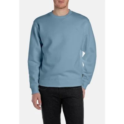 Image of Replay Sweatshirt, Men&#039;s, Size: Large, Night blue