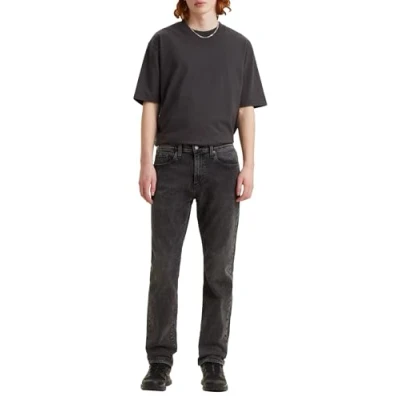 Image of Levi&#039;s 502 Tapered Jeans Fit, Men&#039;s, Size: 36x36, Dark black