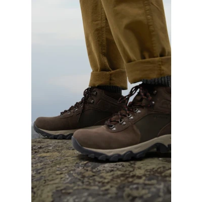 Image of Columbia Newton Ridge PLUS II WP Hiking shoes, Men&#039;s, Size: 12, Cordovan/spice Leather/synthetics
