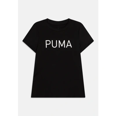 Image of Puma FIT TEE Unisex Print Tshirt for kids, Size: 5 6y, Black