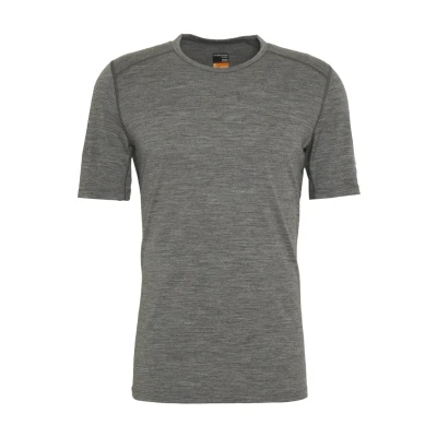 Image of Icebreaker 100% Merino 200 Crewe Undershirt, Men&#039;s, Size: Medium, Gritstone heather