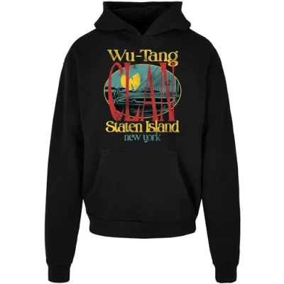 Image of Upscale by Mister Tee WU TANG Staten Island Heavy Hoodie, Men&#039;s, Size: XXL, Black