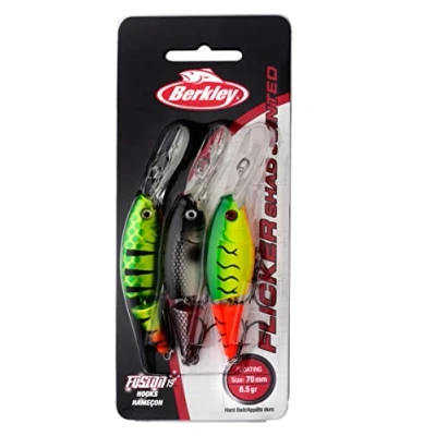 Image of Berkley Flicker Shad Jointed 3 Pack 7cm (8,5g) Hard lure