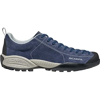 Image of Scarpa Mojito Unisex Hiking shoes, Size: 10 2/3, Blue mist Suede