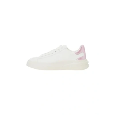 Image of Guess Elbina Trainers, Women&#039;s, Size: 3, White/pink High quality imitation leather