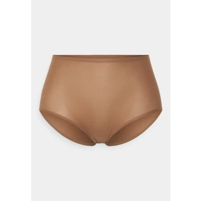 Image of Chantelle SOFT Stretch HIGH Waist Briefs Briefs, Women&#039;s, Size: One Size, Cocoa
