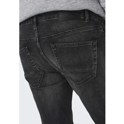 Image of Only &amp; Sons Onsweft Truetemp Straight leg jeans grey, Men&#039;s, Size: 29, Grey