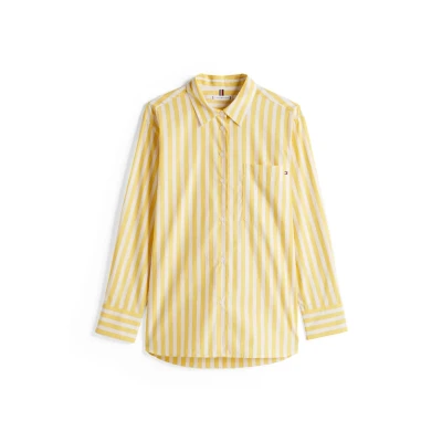Image of Tommy Hilfiger EASY FIT Shirt Buttondown blouse, Women&#039;s, Size: 4, Citronella
