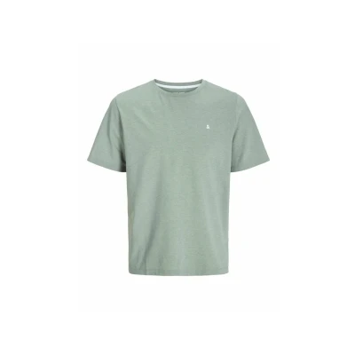 Image of Jack &amp; Jones Jjepaulos CREW NECK NOOS Basic Tshirt, Men&#039;s, Size: 6XL, Iceberg green