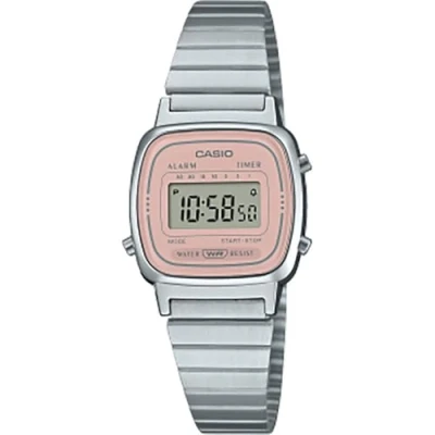 Image of Casio LA670WEA Digital watch silvercoloured/rosa, Women&#039;s, Size: One Size, Silver coloured/rosa