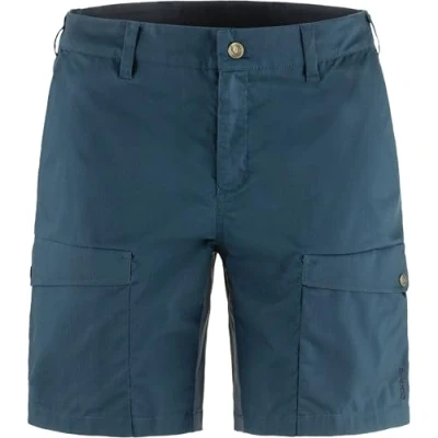 Image of Fjällräven Abisko Hybrid Trail Outdoor shorts, Women&#039;s, Size: 12, Navy