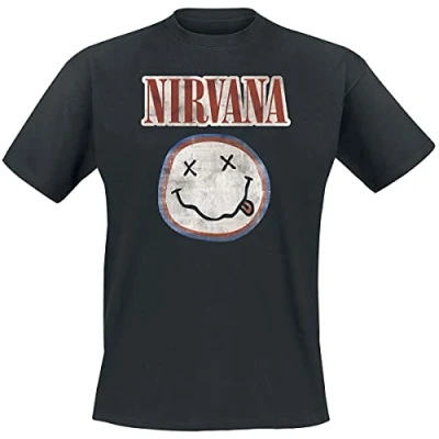 Image of T Shirt # Xxl Unisex Black Distressed Logo