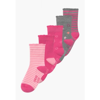 Image of Schiesser MÄDCHEN 5 PACK Socks multicoloured for kids, Size: 3K 5K, Multi coloured