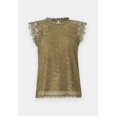 Image of Pieces Pcolline Blouse, Women&#039;s, Size: XS, Mermaid