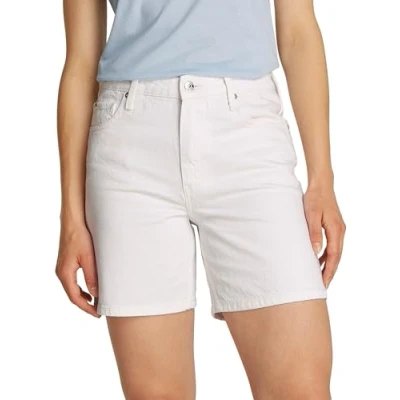 Image of Tommy Hilfiger Women&#039;s Straight Fit Denim Shorts, White (Th Optic White), 32W