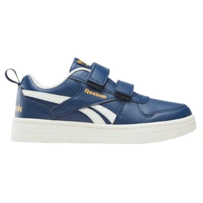 Image of Reebok Classic Royal Prime TWO Strap Trainers for kids, Size: 105, Batik blue/chalk/electric amber shoes