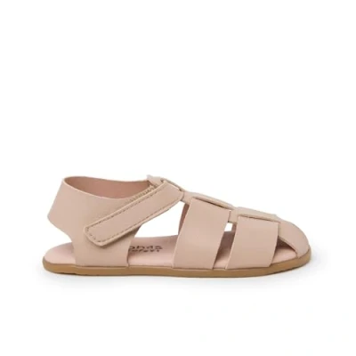 Image of Pisamonas Barefoot Tiras Walking sandals for kids, Size: 4.5K/5K, Beige shoes