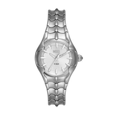 Image of Diesel VERT Unisex Watch silvercoloured, Size: One Size, Silver coloured