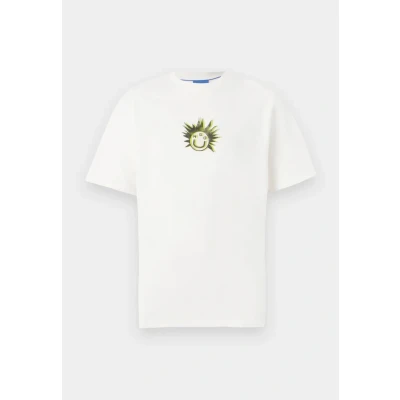Image of HUGO Nylix Print Tshirt, Men&#039;s, Size: Medium, Open white