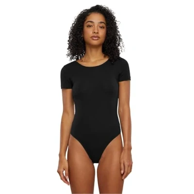 Image of Urban Classics Women&#039;s Organic Stretch Jersey Body, black, S