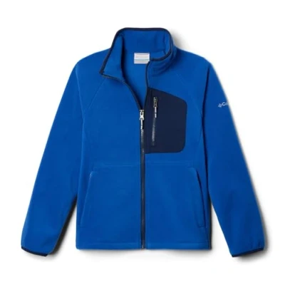 Image of Columbia FAST TREK IV FULL ZIP Unisex Fleece jacket for kids, Size: Medium, Mountain blue
