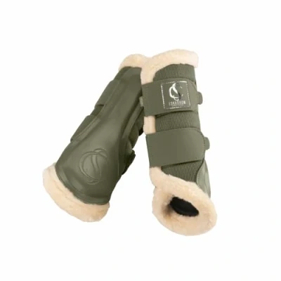 Image of Eskadron SS25 Classic Tendon Boots Mesh FauxFur Shetty